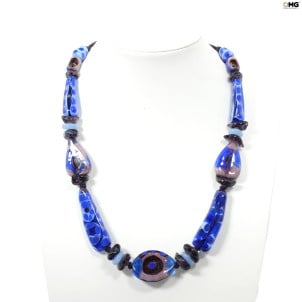 a coulé_necklace_ethnic_original_murano_glass_omg