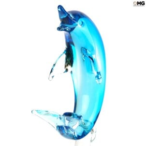 雕塑海豚原始穆拉諾玻璃omg威尼斯人2