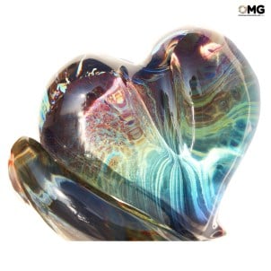 雕塑心臟原始穆拉諾玻璃omg威尼斯細節