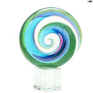 Spiral sculpture - Abstract - Original Murano Glass