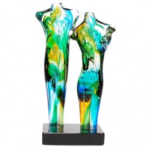 Double Body - Cubism - Original Murano Glass