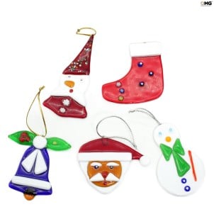 set_xmas_santaclaus_original_murano_glass_omg