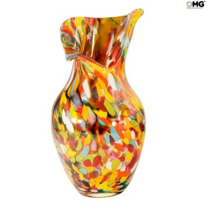 Sicily - arlequin Vase  - Original Murano Glass OMG
