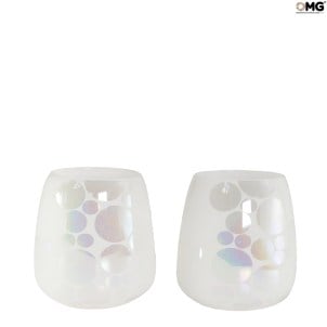 small_glasses_bubble_white_original_ Murano_glass_omg