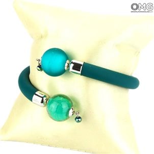 Smerald - Bracelet - Verre de Murano Original