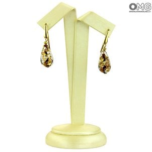 Solemnis - Brincos Venetian Beads - Original Murano Glass OMG Solemnis - Brincos Venetian Beads - Original Murano Glass OMG