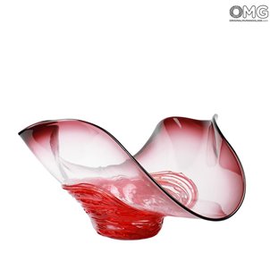 Sombrero rot und lila - Glasschale Herzstück