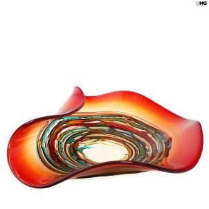 sombrero_red_filante_centerpiece_original_murano_glass_omg