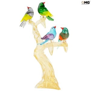 gorrión_big_branch_birds_original_murano_glass_omg