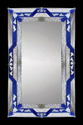 Andromeda - Wand venezianischer Spiegel - Muranoglas