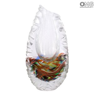 Untergetauchte Elemente - Geblasene Vase - Original Murano Glass OMG Untergetauchte Elemente - Geblasene Vase - Original Murano Glass OMG