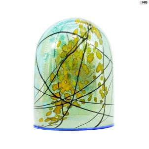 table_lamp_yellow_dot_fantasy_chrome_murano_glass2