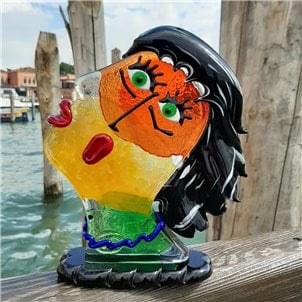 testa_donna_girls_head_picasso_murano_glass_omg
