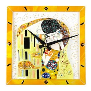The Kiss - Klimt Tribute - Reloj de pared