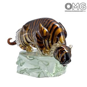 Tiger - Glasskulptur