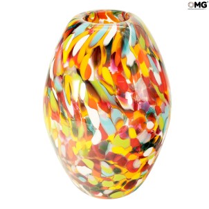 Tirreno - Arlequin Vase - Original Murano Glas OMG Tirreno - Arlequin Vase - Original Murano Glas OMG