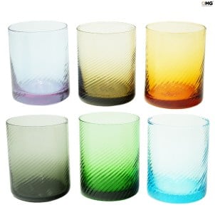 Trinkglasbecher-Set - verdreht Trinkglasbecher-Set - verdreht