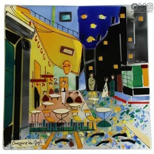 The Caffe Plate - Van Gogh Tribute - Square
