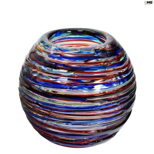 vase_ball_filante_multicolor_original_ Murano_glass_omg