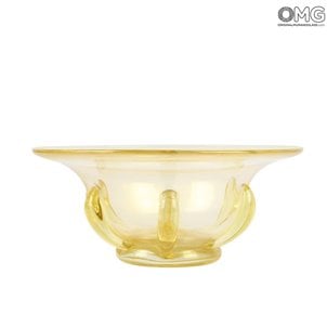 Centro de mesa cuenco - Colección Gold - Cristal de Murano original