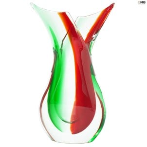 Vase Fish - Italien - Sommerso - Original Muranoglas OMG