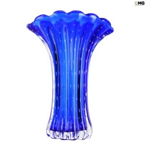 Flower Vase - Blue - Original Murano Glass OMG