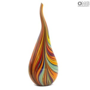 Vase goutte Missoni en verre de Murano original multicolore OMG®