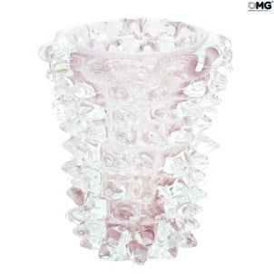 Vase Thorns - rose clair - Centre de table - Original Murano Glass OMG
