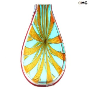 Vaso Multicolor - Battuto - Vaso Soprado - Vidro Murano Original Vaso Multicolor - Battuto - Vaso Soprado - Vidro Murano Original