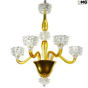 venetian_chandelier_chanel_gold_original_ Murano_glass_omg19