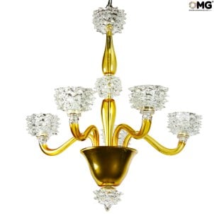 威尼斯人_枝形吊燈_香奈兒_金_original_murano_glass_omg19