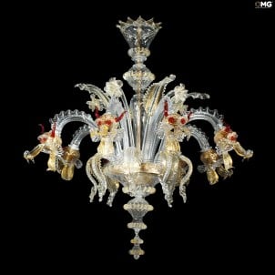 venetian_chandelier_dragoon_gold_elegant_original_murano_glass_omg