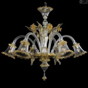 venetian_chandelier_omg_crystal_glass_ Murano_amber