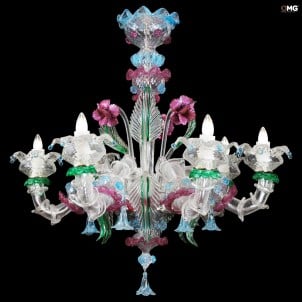 威尼斯吊燈 Rezzonico - Dalia - Murano Glass