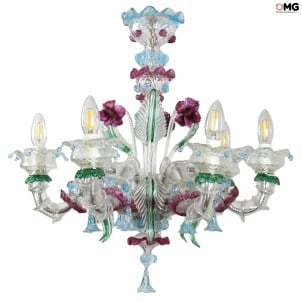 威尼斯人_枝形吊燈_rezzonico_crystal_multicolor_original_murano_glass_omg81