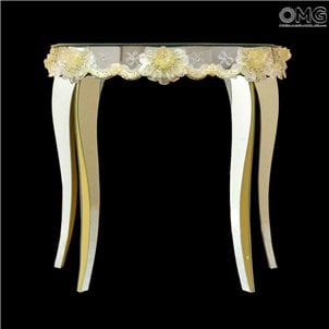 Consola de mesa Regina Espejo veneciano - Cristal de Murano