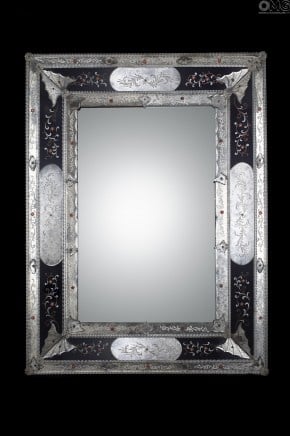 Donato - Espelho veneziano de parede - Vidro Murano