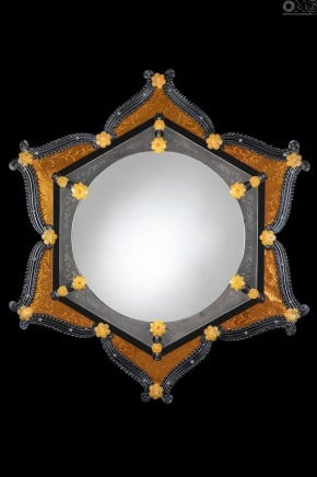 Sethi - Espejo veneciano de pared exclusivo - Cristal de Murano