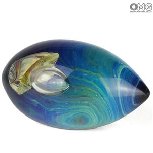 Abyss-옥수 조각-Original Murano Glass OMG