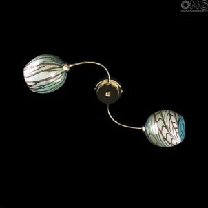 Deckenleuchte Venus - 2 Lichter - Original Murano Glas