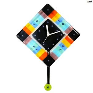 wall_clock_rhombus_color_original_murano_glass_omg