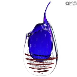 Vase Wave - Sommerso - Muranoglas