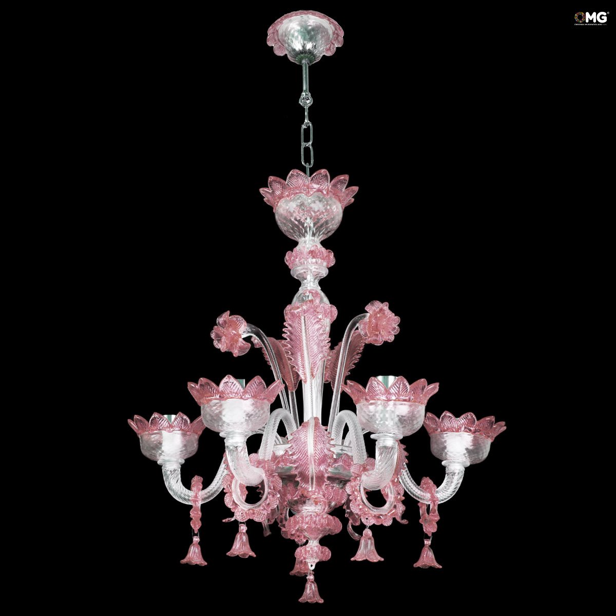 Pink murano glass lamp new arrivals