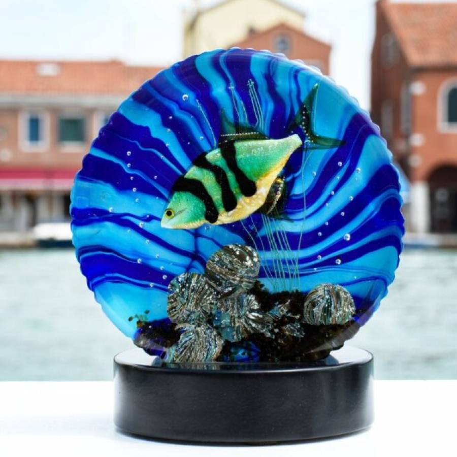 Pesci in vetro Murano: sculture artistiche originali e certificate