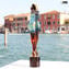 Sculpture Lovers - verre calcédoine - Verre de Murano Original OMG