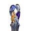 Escultura de los amantes - OneLove - Decoración azul naranja
