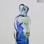 Sculpture Amoureux - OneLove - Décoration Vert Bleu Clair - Verre Original de Murano OMG