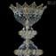 Venetian Chandelier Elegante - Gold 24kt + Pendants - Murano Glass