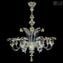 Venetian Chandelier Elegante - Amber - Murano Glass