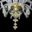 Venetian Chandelier Elegante - Amber - Murano Glass